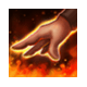 burning hands fire icon pathfinder kingmaker wiki guide 80px