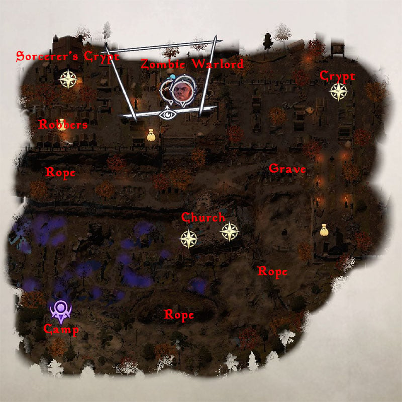 dlc graveyard map 1 wrath of the righteous wiki guide