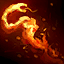 firesnake evocation icon spell pathfinder wrath of the righteous wiki guide 65px min