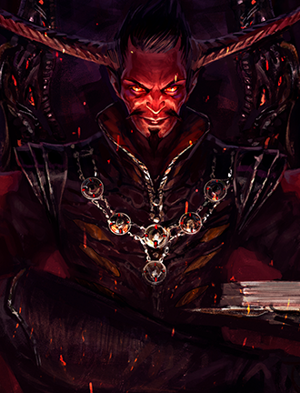 mythic portrait devil