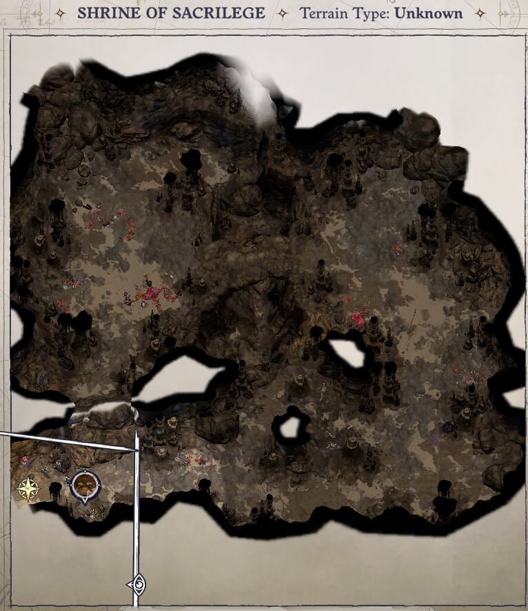 shrine of sacrilege cave pathfinder wrath of the righteous wiki guide
