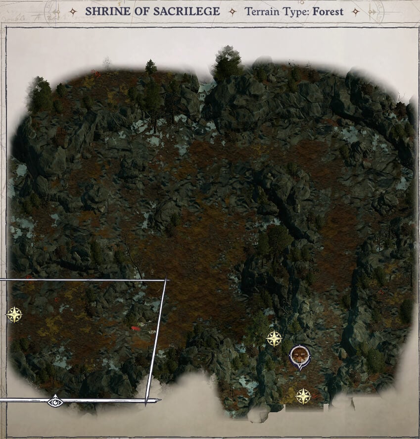 shrine of sacrilege map pathfinder wrath of the righteous wiki guide